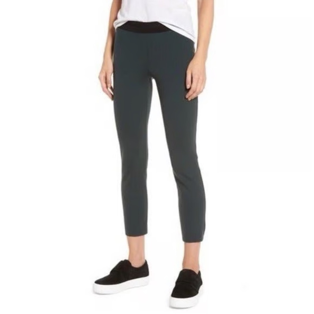 James Perse Cropped Scuba Leggings in‎ Black and Navy Blue Size 1